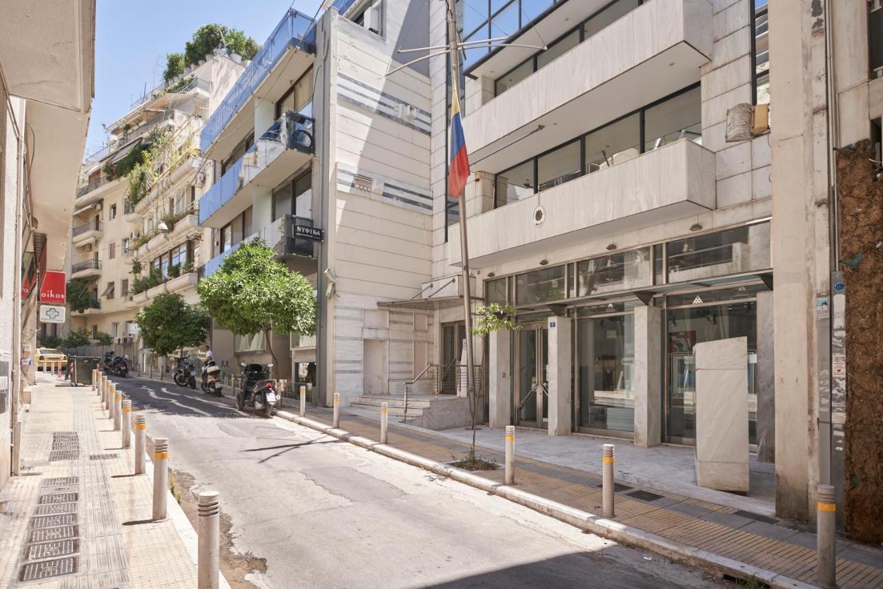 Charitos Iχ, Chic N Modern 2Bd Apt Atenas Exterior foto
